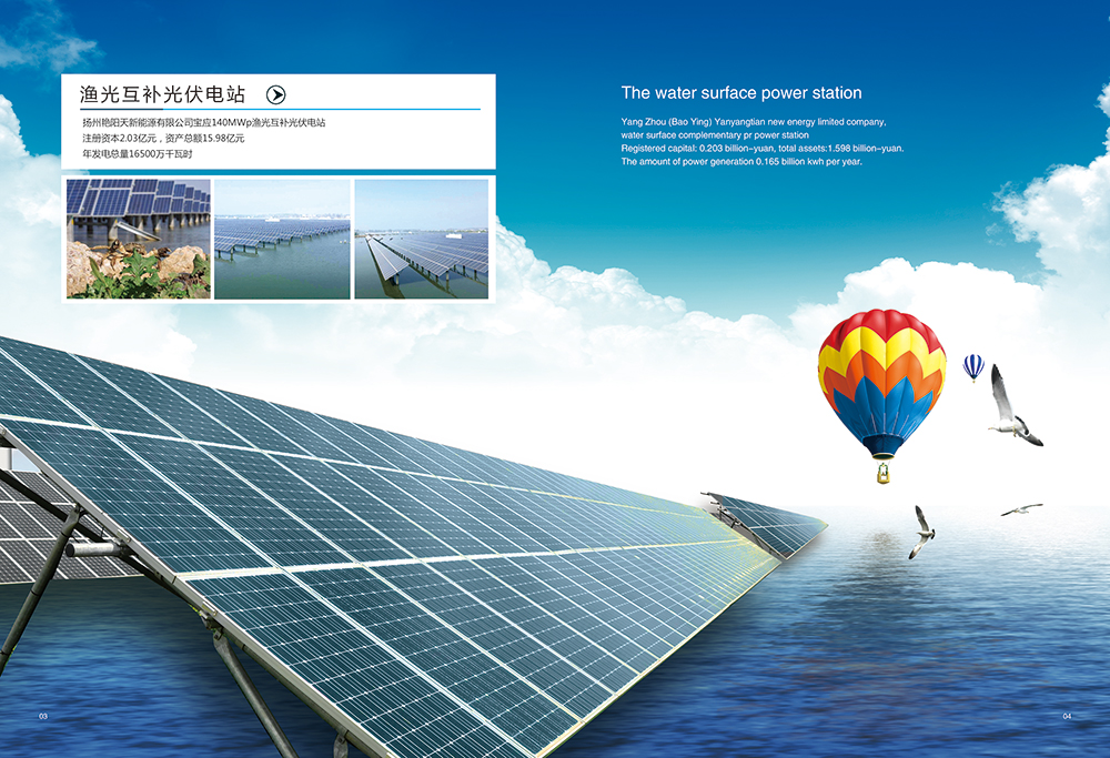 Fishing and light complementary photovoltaic power station
